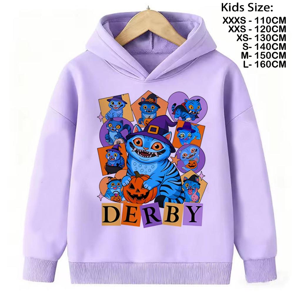 Kpop Demon Hunter Derpy Tiger Hoodie Kids Clothes Princess Girls Clothing Fashion Boys Spring Autumn Sweatshirt Child Tops