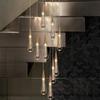 Net Red Water Drop Chandelier Creative Modern Bedroom Dining Room Bedside Living Room Background Wall Crystal Lamp