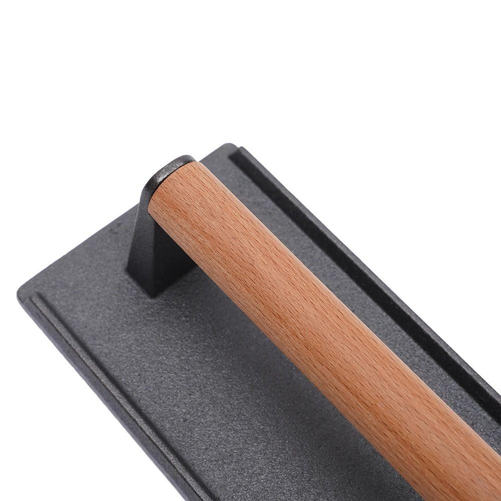 Flat Top Steak Burger Press Heavy-Duty Grill Hamburger Grinder Meat Press Board  Kitchen Gadgets