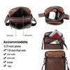 2024 Genuine Leather Men's Crossbody Bag, Simple Single Shoulder Design, Top Layer Cowhide.
