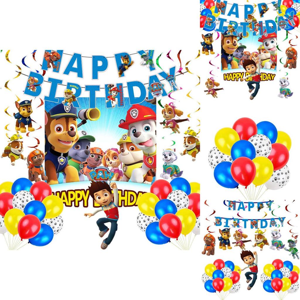 Fournitures de fête en papier Pat' Patrouille vibrantes pour les célébrations d'anniversaire d'enfants