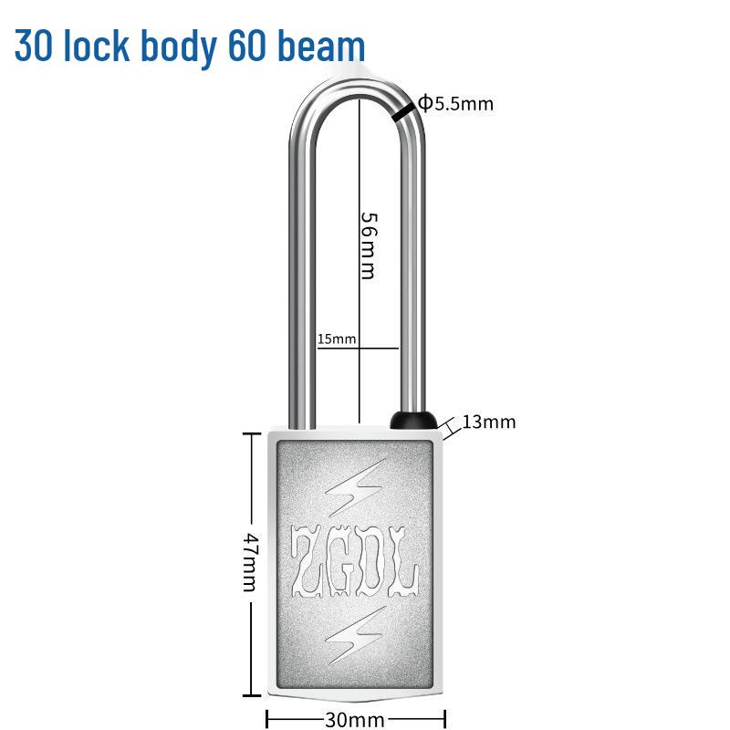 Keyless Magnetic Induction Padlock with Anti-Pick & Anti-Pry Features