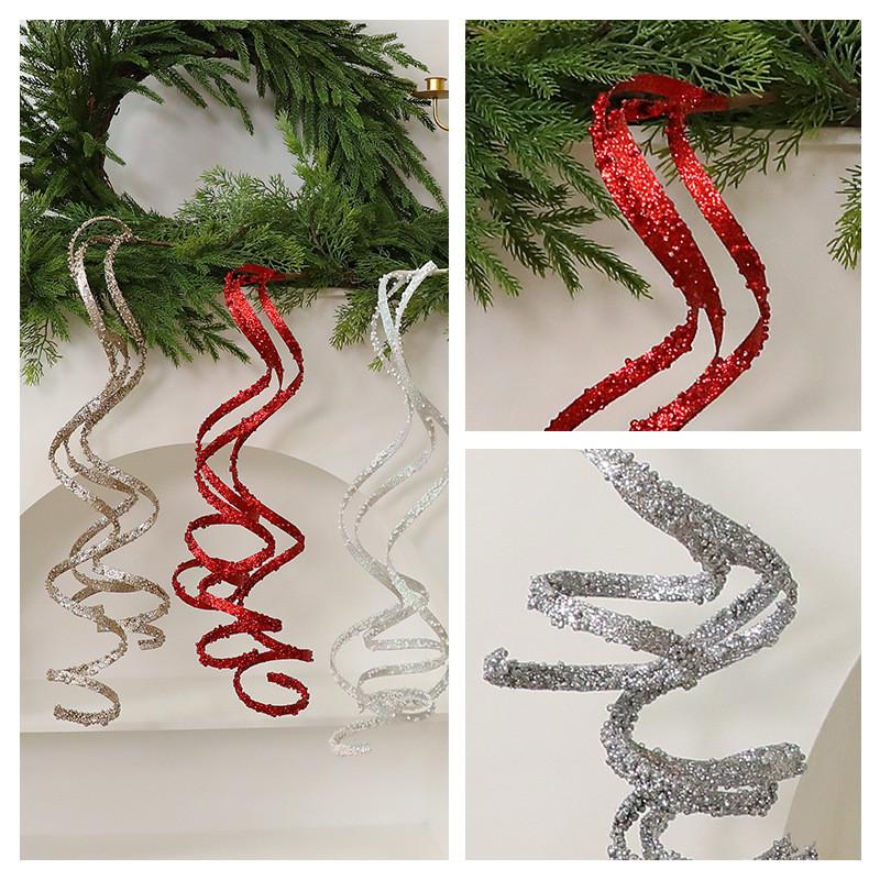 Branch Christmas Tree Ornament With Plastic Material Holiday Home Decor Props