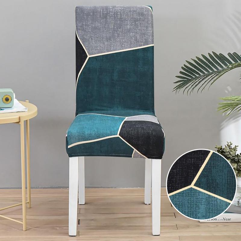 Dining Chair Slipcover,High Stretch Removable Washable Chair Seat Protector Cover for Home Party Hotel Wedding Ceremony 4/6pcs