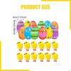 Easter Egg Filled Basket Stuffers Decorative Cute Colorful Eggs Party Favor for Kids School