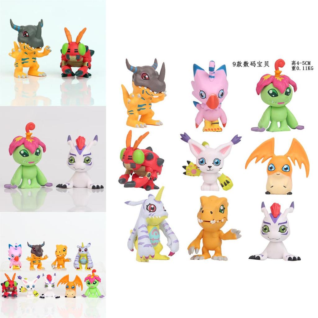 Adorable Pvc Digital Monster Figurine Display Cake Decoration 4-5cm