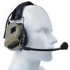 5th Gen Chip Tactical Headset HD-09 Over-Ear Pickup Noise Cancelling Headphones ABS+Sound Insulation Cotton Outdoor Shooting Hunting Military