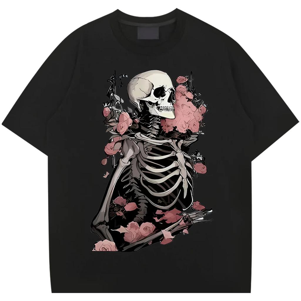 2024 New Loose Round Collar American Retro T-shirt Unisex Causal Soft XXXL Clothes Commemorative Hot Sale Quick-Drying Tshirt