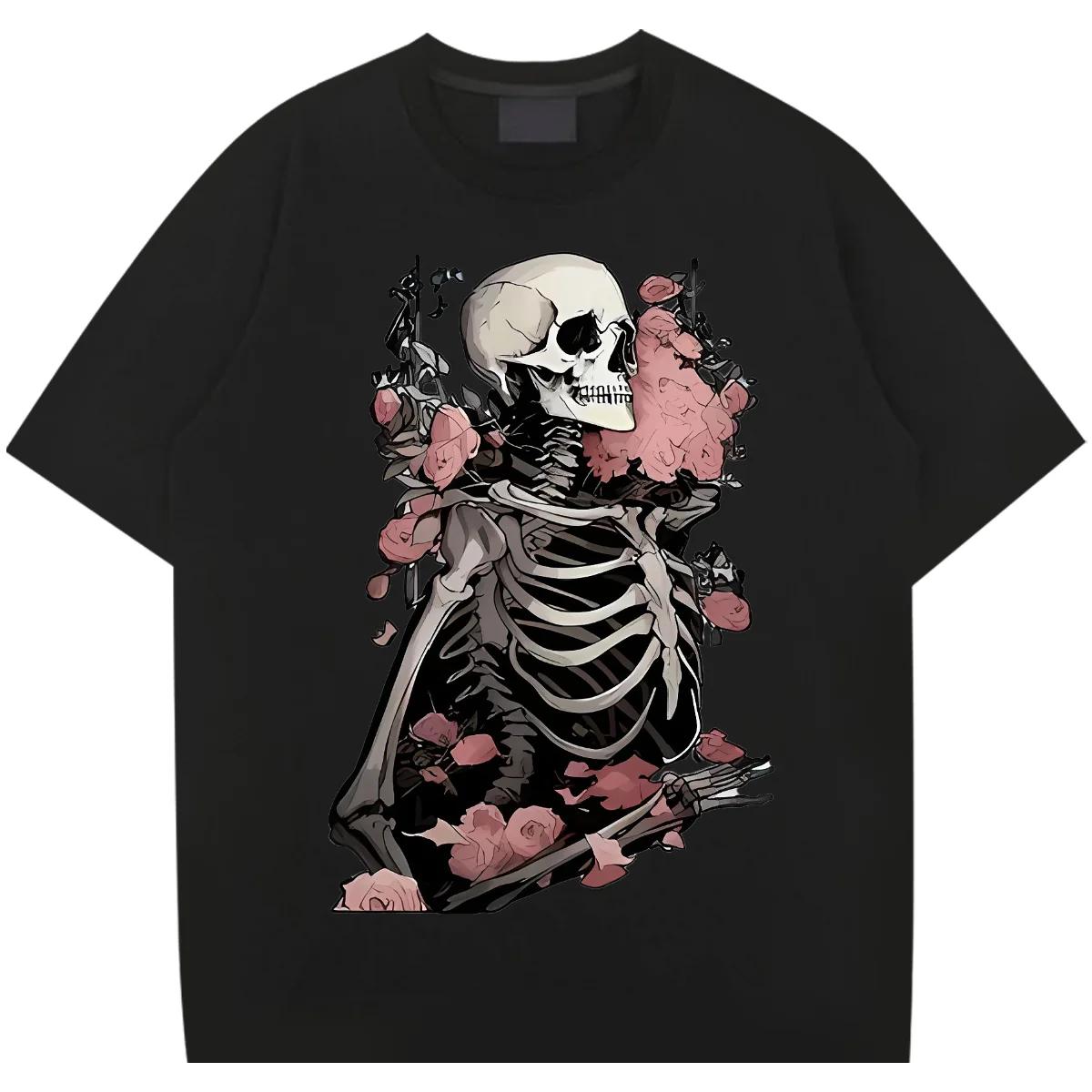 

2024 Новая Свободная Футболка с Круглым Вырезом в Американском Ретро Стиле Унисекс Повседневная Мягкая XXXL Одежда Памятная Горячая Распродажа Быстросохнущая Футболка XXXXXL чёрный