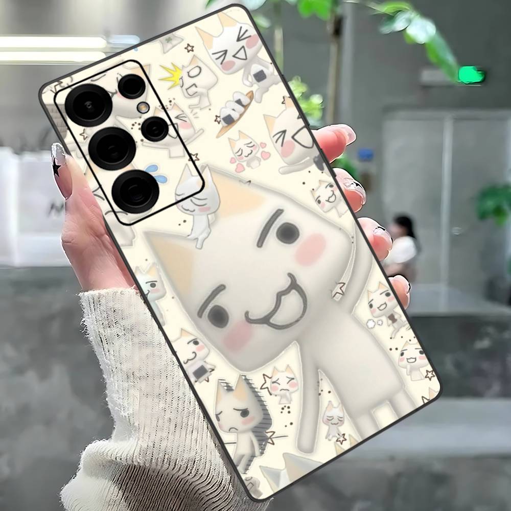 Popular Cute T-Ttoro I-Inoue Cat Phone Case For Samsung S 24 Fe 25 Ultra Plus 20 Lite 21 30 22 23 24 22 Ultra 5G Fundas