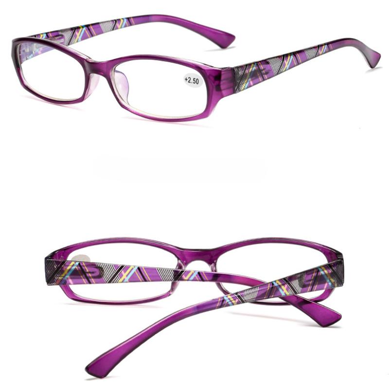 Fashion Vintage Comfortable Reading Glasses Ultra Light Frame Anti-Blue Light Eyeglasses Portable