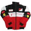 F1 Racing Embroidered Padded Jacket Retro Motorcycle Riding Baseball Coat Unisex