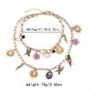 Multilayer Stacked Flower Pendant Necklace Flying Bird Bohemian Collarbone Chain  Spring/Summer
