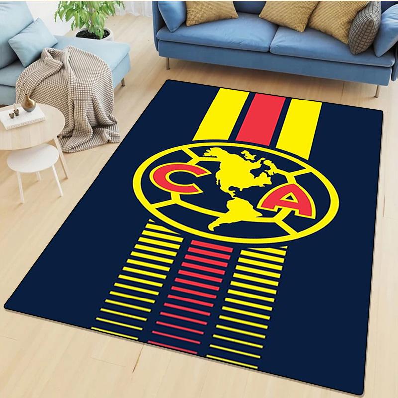 1 Stück Club America Teppich - Heimteppich Büro Dekorativer Teppich Für Wohnzimmer Schlafzimmer Fußmatte Bodenteppich Computerstuhl Bereichsteppich