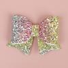Hairpin Three-Dimensional Swallowtail Butterfly Wing Shape Hair Clip with Glitter Sparkling Sequins Kids Ponytails Braids Party Hair Accessories