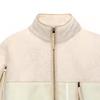 UGG Color Block Stehkragen Reißverschluss Figurbetont Langarm Jacke Damenjacken Weiß 1134993-CRM