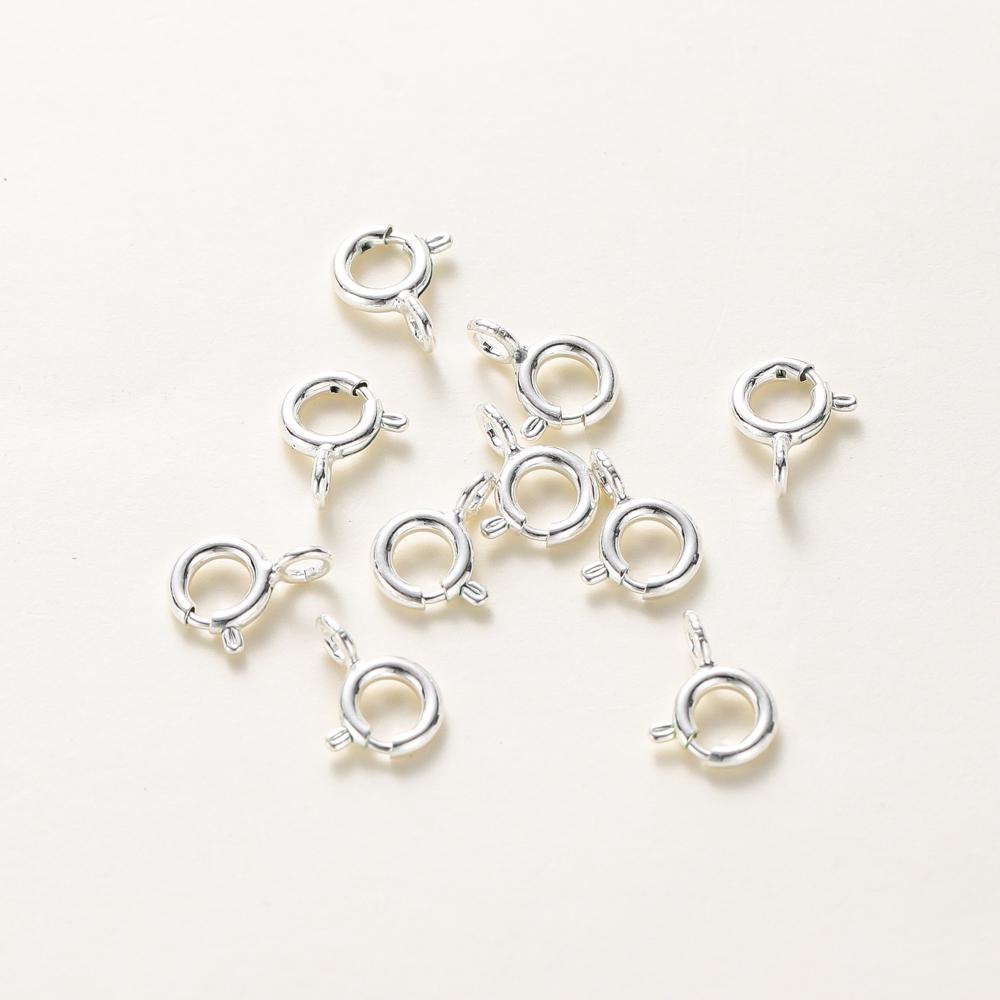10 Stück/ 14K 18K Gold Runde Federstecker Mit Öse Offener Verbindungsverschluss Für DIY Schmuck Halskettenkettenherstellung Zubehör