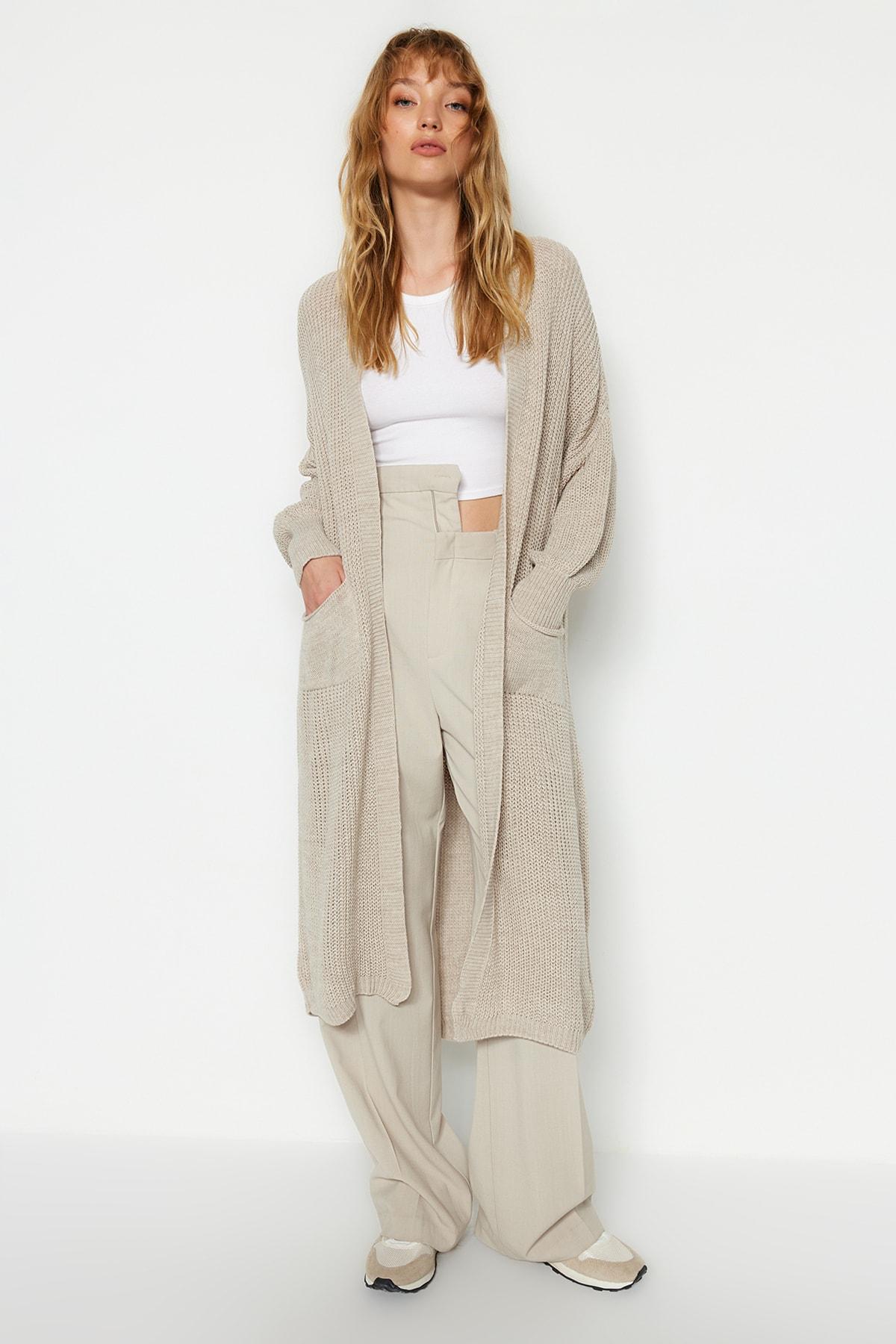 

Кардиган Stone Maxi Basic Knitwear TWOAW24HI00096..
