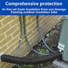Uv Resistant Pipe Insulation Sleeve Uv-resistant Waterproof Air Conditioner Pipe Insulation Sleeve for Hvac Pipes Easy