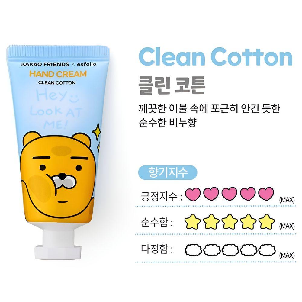 Kakao Friends X ESFOLIO Look At Me Hand Cream 5 Types Gift Set Moisturizing Hand Care Set