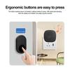 USB Wireless Doorbell Smart Welcome Door Bell Three-speed Volume 38 Songs Melodies Doorbell for Home Bed Call Emergent Call