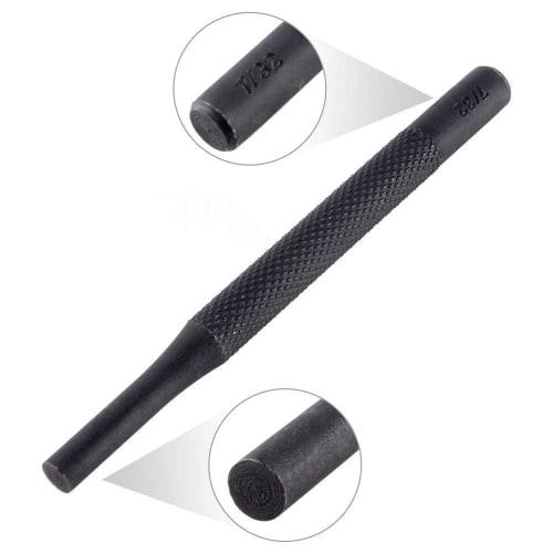 Ideagle Gunsmith Grip Roll Pin Punch Tool Set, Pin Punch Set for Woodworking Machine Repair and Crafts, Size Labeled, Pin Puller Set, Zippered Pouch I