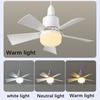 E27 LED Ceiling Fan Light 40/60W  Remote Dimming for Living Room Study and Home Use Fan Light Smart Silent Ceiling Fans 85-265V