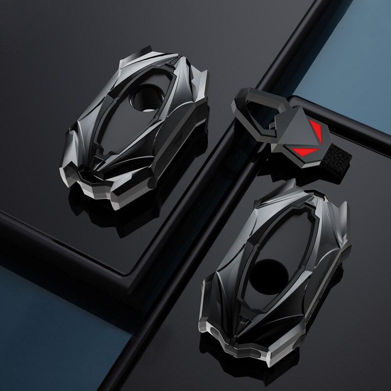 

Чехол для автомобильного ключа из цинкового сплава FOB для Volvo XC40 XC60 S90 XC90 V90 T5 T6 T8, автоаксессуары, брелок для ключей, защитный чехол для автомобильного ключа чёрный