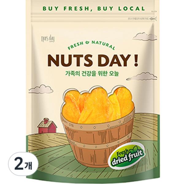 Сушеные ломтики манго Nuts Day, 600 г, 2 шт., корейские орехи