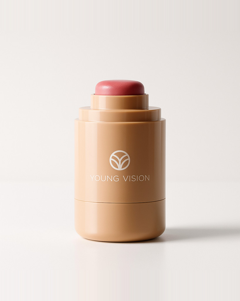 YOUNG VISION 1-teiliger Pocket Blush Stick Gas Can Blush Matte Lippen- und Wangencreme Blush