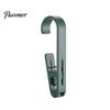 Home Organization Accessories Laundry Hook with Clip, Non-Drilling ABS Closet Organizer, Multi Purpose Plastic Clamps Durable Anti-slip Clothes