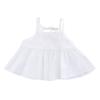 Girls Summer Solid Color Comfortable Breathable Halter Belt Blouse