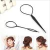 Premium Quality 2-Piece Women Girls Topsy Tail Hair Braid Ponytail Maker Easy Styling Tool Hair Extension Wig Accessory