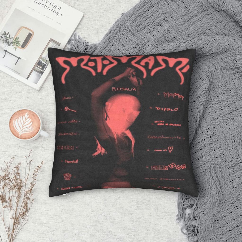 Y2K Home rosalia Singer Decorations Pillowcase Merch  Pillow Cover Square Multi Size