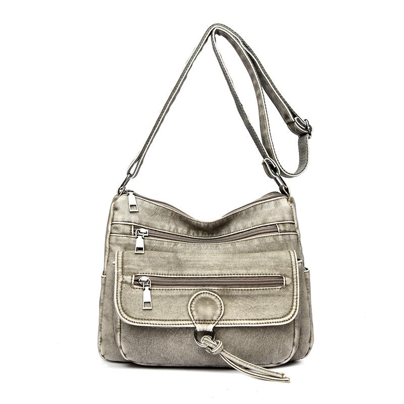 Women's Large Capacity Bag Multi-compartment Crossbody Bag Commuter Shoulder Bag