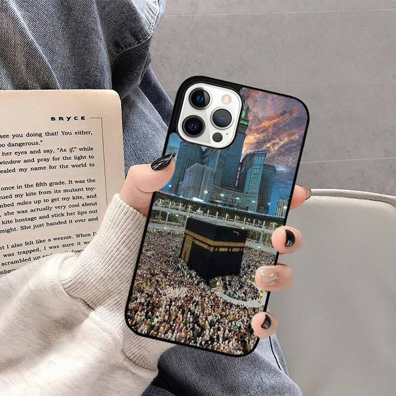 Islamic Muslim Pilgrims In Mecca Phone Case For iPhone 17 Air 16 15 14 Plus 11 12 13 Pro Max Coque Cover Shell