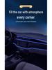 USB Voice-Controlled Car Ambient Light Strip: Wireless, Colorful Rhythm & Remote-Controlled Interior Light Guide