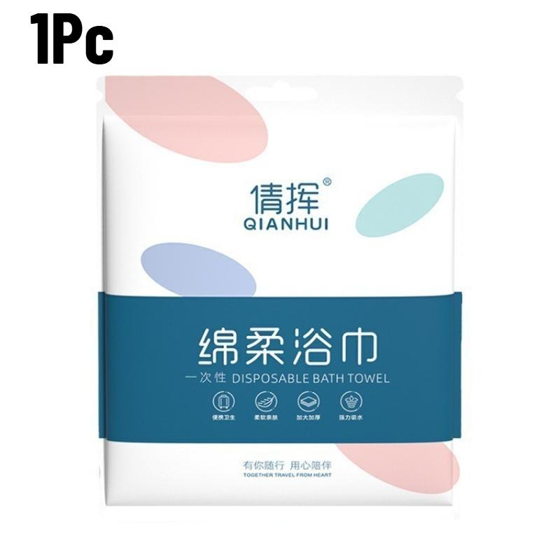 140×70cm Disposable Bath Towels, Thickened Portable Non‑Woven Towels for Home Travel Hotel, Large Size Soft Bath Towel Facial Tissue