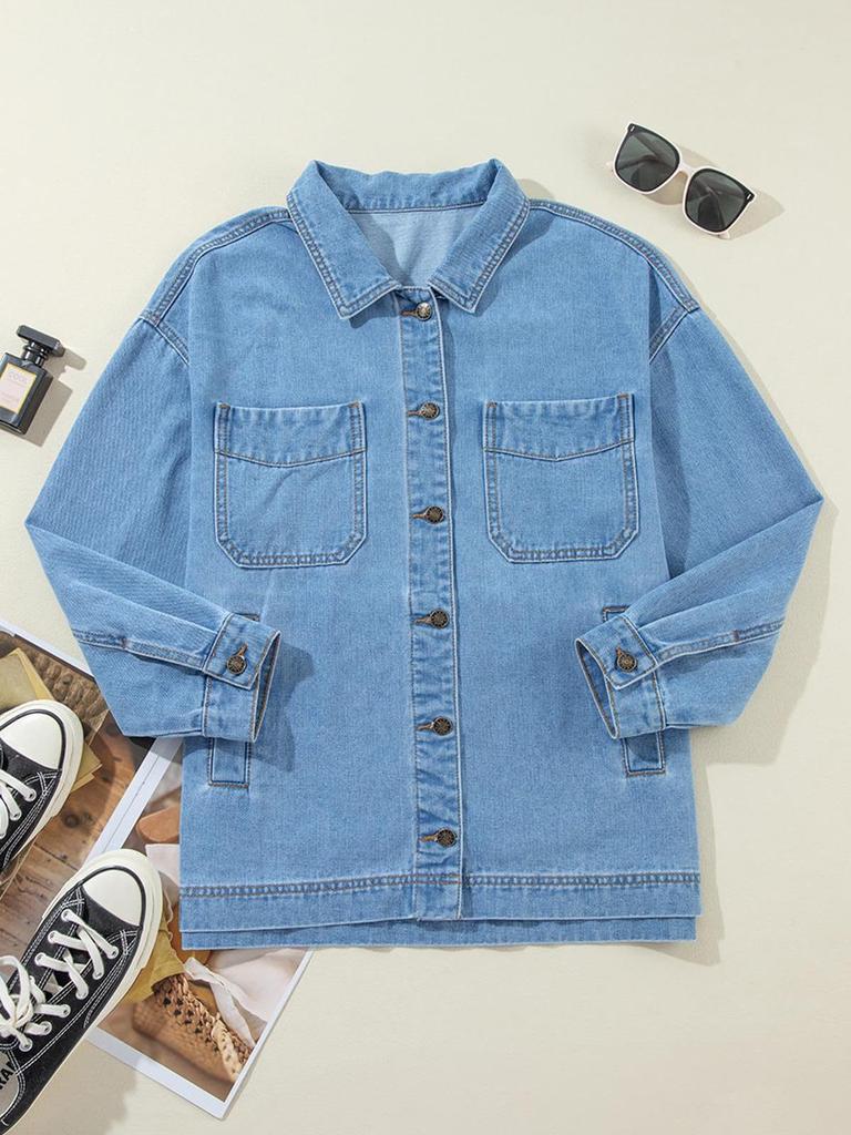 Women's Loose-Fit Denim Jacket - European & American Style