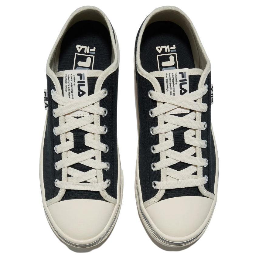Fila Scanline Comfortable Durable Low-Top Skate Shoes Unisex Sneakers Black 1XM02352H001