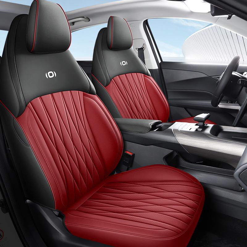 All-Season Perforated Leather Sports Car Seat Cushion for Qiyuan A05