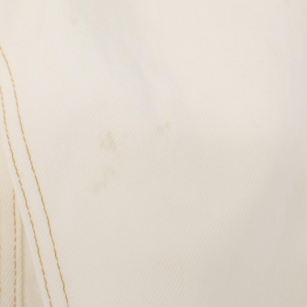 COMMEdesGARCONS JUNYA WATANABE XF-S010 AD2020 Wrap Skirt Denim Long Cut-off Skirt XS whiteUsed