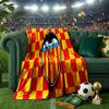 Valencia Crest Design Throws Blanket Flannel Blankets Plush for Couch Bed Gifts for Men Women Travel picnic blanket Christmas fan gifts