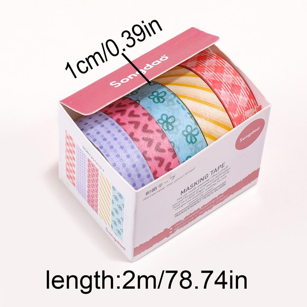 Retro Cartoon Color Ful Washi Tape Set for DIY Photo Frames Diaries Gift Box Packaging Exquisite Decorative Items Cute Gift
