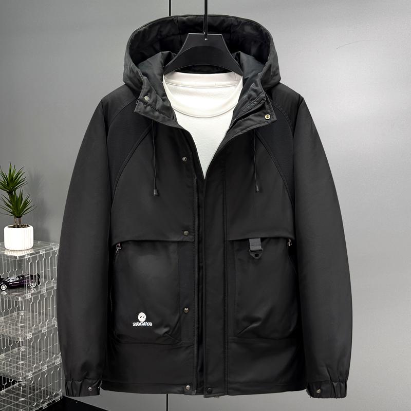 Plus Size 4XL-11XL Autumn Winter Coat for Men Outerwears Casual Thick Warm Oversize Men's Jackets Hooded