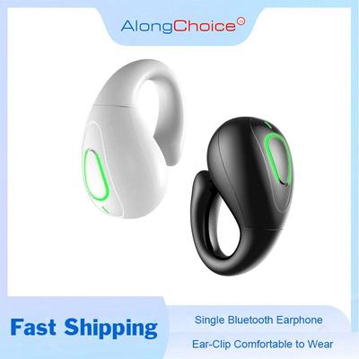 Acısız Kulak Klipsli Bluetooth Kulaklık Tek Kulaklık Süper Bas HD Mikrofonlu Düşük Gecikmeli Mini Kulaklık Acısız Kullanım