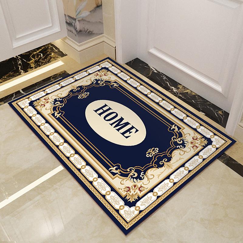 Home Floor Mat European Style Luxury Bathroom Non Slip Floor Mat Door Mat Bathroom Absorbent Floor Mat