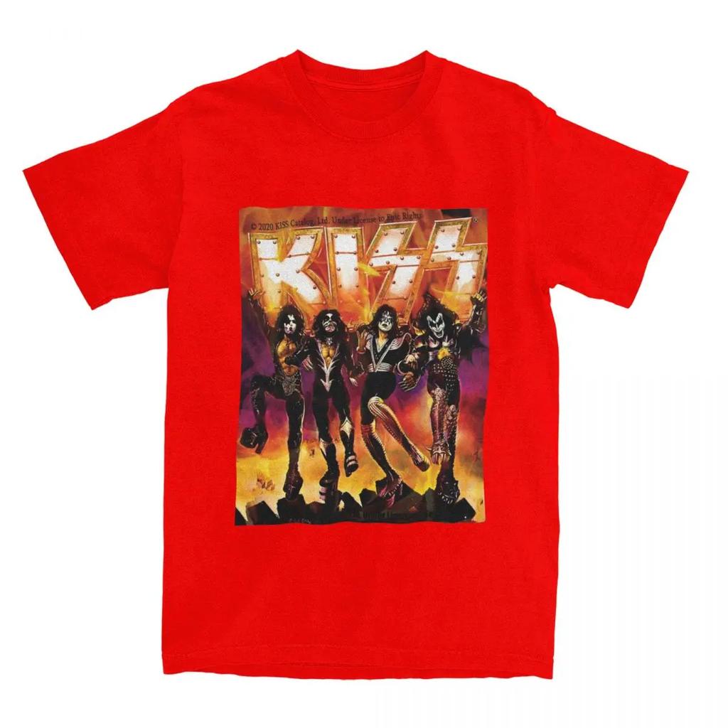 Bărbați și femei Kiss The Band grafic imprimat tee shirt îmbrăcăminte amuzant Kiss Fan art tricouri top tee haine clasice