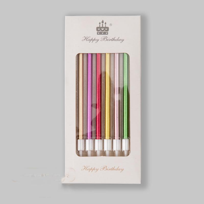 Birthday candle gold-plated process color thread small candle cake shop birthday party cake birthday candle
