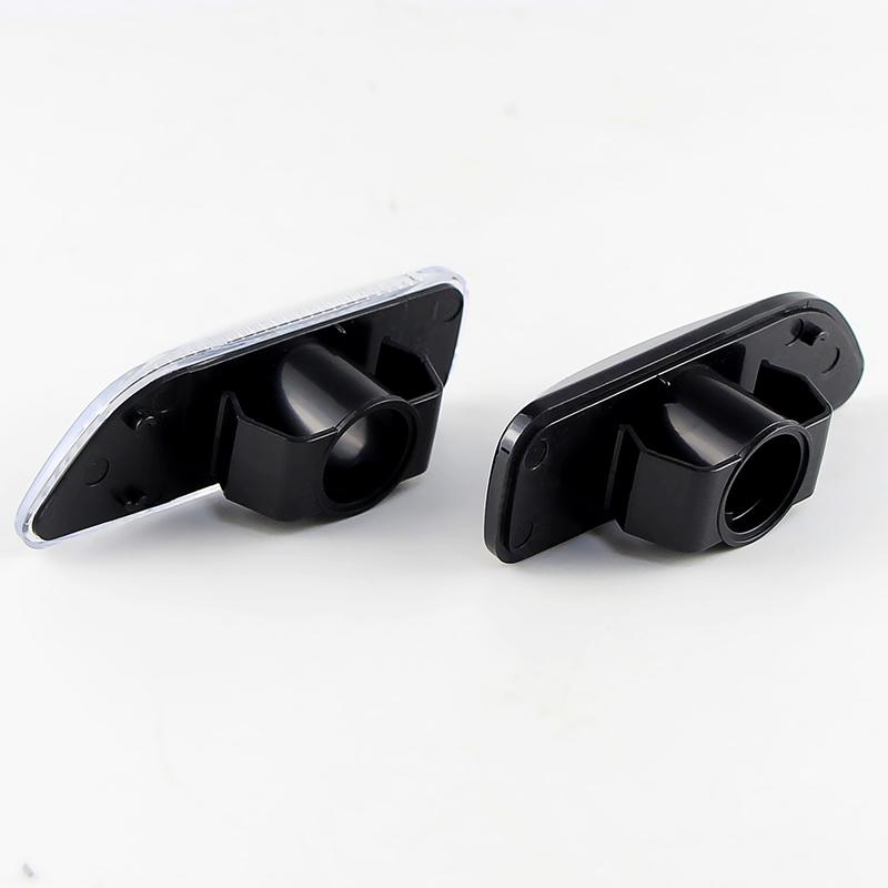 2PCS Car Front Side Marker Turn Signal Light Cover Housing For Volvo S60 S80 MK1 V70 MK2 XC70 XC90 MK1 Smoked/Clear Lens No Bulb